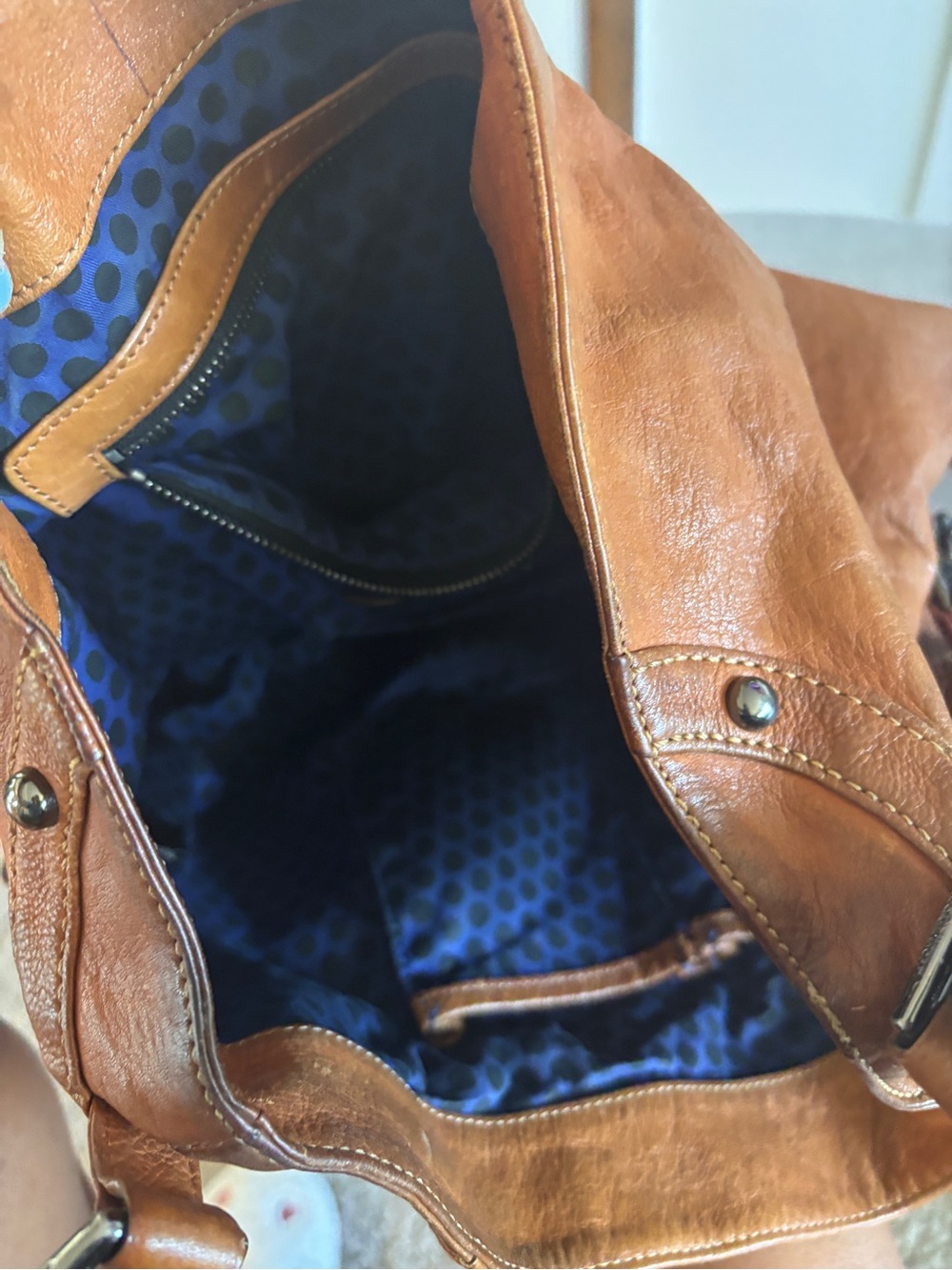Rebecca Minkoff Cognac Leather Hobo - Picture 3 of 6